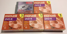 Maxell DVD-R Recordable Disc 4.7 GB 120 Min 5-Pack Lot Set of 4 & 1 Imation picture