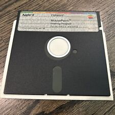 Vintage 80s Apple II Mouse Paint Drawing Program Floppy Disk 5.25 MousePaint IIc picture