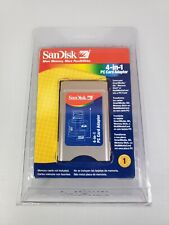 SanDisk 4-in-1 PC Card Adapter for SD/SM/MS & MMC SDDR-65-07 NEW FACTORY SEALED picture