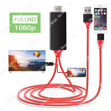 HDMI Mirroring AV Cable Phone to TV HDTV Adapter 1080P for iPhone 14 13 12 11 XR picture