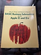 1984 BASIC Business Subroutines for Apple II and IIe VTG Computer Bk APPLESOFT picture