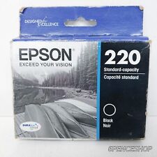 *New Expires 04/2023* Epson 220 Black Ink Cartridge T220120-S picture