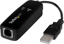 USB 2.0 Fax Modem - 56K External Hardware Dial up V.92 Modem/ Dongle/Adapter - C picture