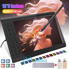 10x6 inch HD Digital Graphic Drawing Tablet with Screen Pen Display 22 Shortkey picture