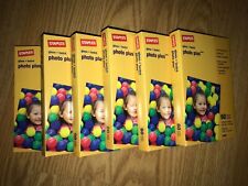 Lots of 6 Pack - Staples Photo Plus Gloss For Inkjet Printers - 60 Sheets - 4x6  picture