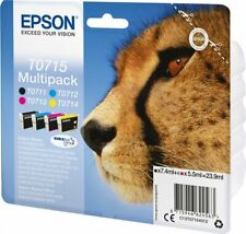 Original Epson Ink Cartridges T0715 Cheetah C13T07154010 Multipack Economy Set picture
