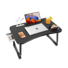 Fayquaze Laptop Bed Desk, Portable Foldable Laptop Bed Table with USB Charge ... picture