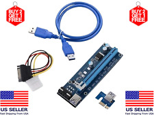 PCI-E 1x to 16x Powered USB3.0 GPU Riser Extender Adapter Card picture