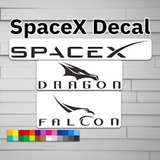 SpaceX Decal (vinyl Sticker, Car laptop window tumbler water bottle) NASA Falcon picture