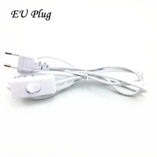 AC Power Cord 1.8M On-Off Switch Plug Wire Two-Pin EU Plug Cable Extension Cords picture