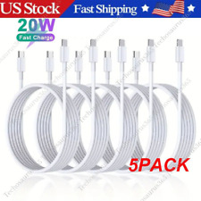 1~5PACK Fast Charger Cable Type USB C PD Cord  For iPhone 14 13 12 11 Pro Max XS picture