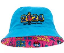 🔥 Walt Disney World 2024 Reversible Bucket Hat Adults One Size NWT FAST SHIP picture