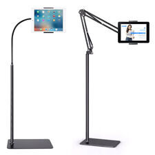 Tablet Floor Stand Steel Phone Holder 360° Rotating iPad Mount 4-10.6