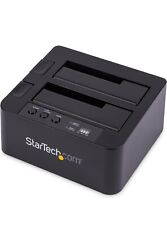 StarTech.com Dual Bay Hard Drive Duplicator and Eraser, External Standalone picture