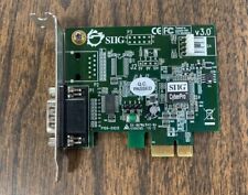SIIG DP CyberSerial PCIe RS-232 Serial Adapter & 16950 UART Port JJ-E10011-S3 picture