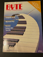 BYTE MAGAZINE JUNE 1986 VOL. 11 NO. 6 ROBERT TINNEY COVER RARE LAST ONES QTY-1 picture