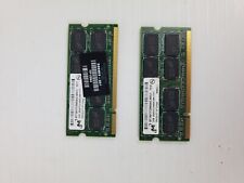 Micron MT16HTF25664HZ-800J1 RAM Memory 2GB 2Rx8.PC2-6400S-666-13-F1 (Lot of 2) picture