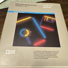 IBM Disk Operating System(DOS) Version 3.30 3.5
