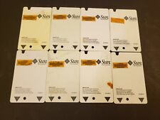 8x Lot SUN Microsystems 370-4285 SYSTEM CONFIGURATION Card 370-4285-02 GOLD 32g picture