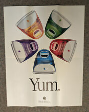 Vintage Original Apple Computer 5 flavors iMac G3 poster: Yum. Think Different. picture