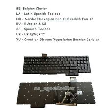 New for Lenovo Legion 5-17ITH6 5P-15IMH05H Keyboard White Printing and BACKLIT picture