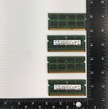 Samsung 4GB (2Rx8) PC3-10600S-09-10-F2 M471B5673FHO-CH9 DDR3 SODIMM Pre-owned picture