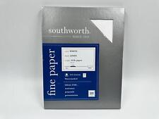Southworth Linen Finished 24'b. Paper | Color: White | 100 Ct | 8.5