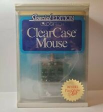 Logitech Clearcase Mouse Vintage New Sealed Special Edition 1988 Computer Mouse picture