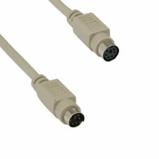 Kentek 3 ft Mini DIN6 Cable Male to Female PS/2 Keyboard Mouse MDIN Extension picture