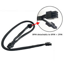 For EVGA SuperNOVA 8 PIN TO dual 8 pin PCIE VGA Power Cable Line 60+16cm Gtsz picture