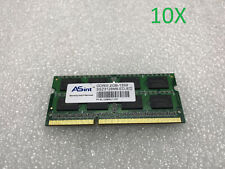 20GB Lot of 10 ASint RAM SODIMM Laptop Memory 2GB DDR3-1333 PC3-10600S SSZ3128M8 picture