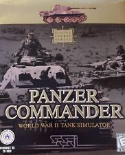Vintage SSI Panzer Commander WWII PC CD-ROM w/ Outer Box, Manual, Reference Card picture