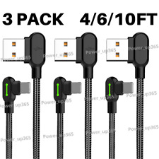 3 Pcs Mcdodo 90 Degree Elbow USB Cable Charger Cord For iPhone 8 11 12 13 14 Pro picture