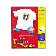 Avery  3275 Ink T-Shirt  Transfers Pack-open box 11 iron on sheets  picture