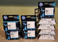 Lot of (12) New Sealed Genuine HP97 Tri-color C9363WN & (1) opened box (sealed) picture