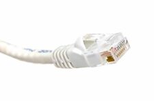 10 PACK LOT 50FT CAT6 Ethernet Patch Cable White RJ45 550Mhz UTP 15M picture