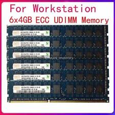Hynix DDR3 Ram 24GB (6x4GB) PC3-10600E 1333 MHZ ECC Memory UDIMM for Workstation picture