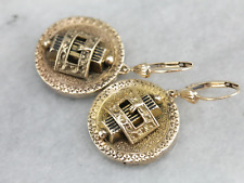 Gold Victorian Drop Earrings picture