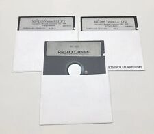 MS-DOS Software Floppy Disk Set x 3 Rare Vintage  picture