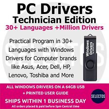 PC Drivers Latest 2024 Technician Edition for Most PC Brands on USB 64Gb Drive picture