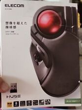 ELECOM Wired Trackball Mouse 8 Button M-HT1URBK Big Ball Tilt Function Black picture