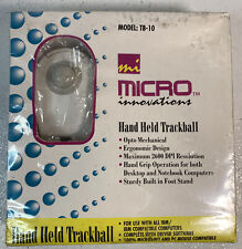 Mi Micro Innovations Trackball Ergonomic Mouse New Old Stock Microsoft/ IBM Comp picture