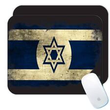 Gift Mousepad : Israel Distressed Flag Vintage Israeli Expat Country picture