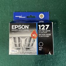 Genuine OEM Epson 127 XL T127120 Black Extra High Capacity Ink Exp 2015 picture