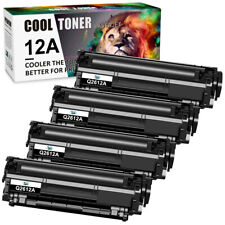 4 PCS High Yield Q2612A Toner Compatible For HP 12A LaserJet 1018 1020 1022 1010 picture