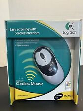 Logitech Vintage 2001 Cordless Mouse USB PS/2 Designed For Microsoft Windows XP  picture