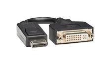Tripp Lite DisplayPort to DVI Cable Adapter Converter for DP-M to DVI-I-F - New picture