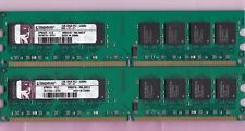 2GB 2x1GB PC2-5300 KINGSTON KPN424-ELG DDR2-667 DESKTOP RAM MEMORY KIT DIMM picture