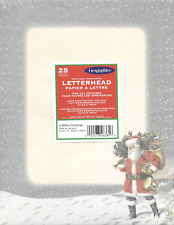 Old World Classic Santa White Christmas Letter Computer Paper - New 25 sheets picture
