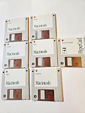 VTG 1991 Apple Macintosh System 7 Disks Full Mac OS 7.0.1 plus HyperCard picture